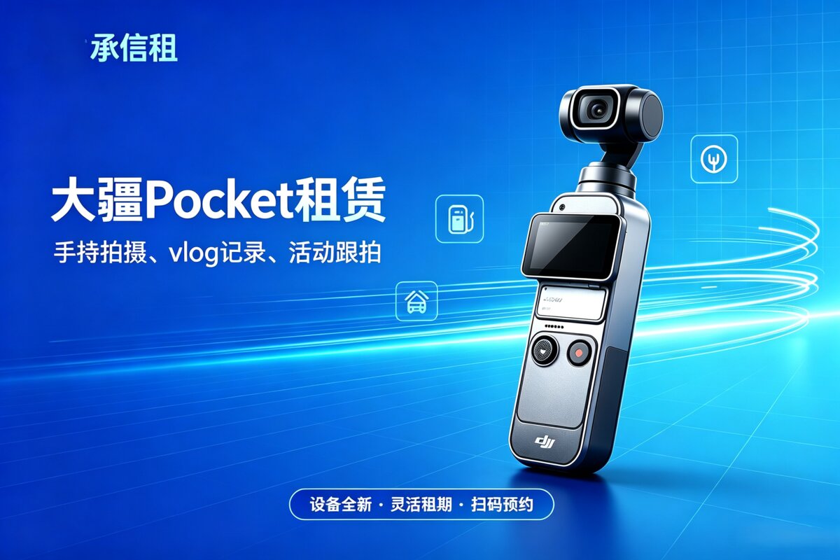 大疆Pocket3/Pocket4/Pocket4 Pro租赁横向对比测评与选款指南