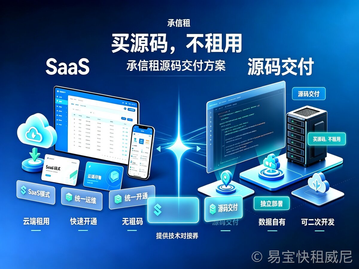 SaaS租赁管理系统值得选吗？中小租赁商户为什么更推荐源码部署？