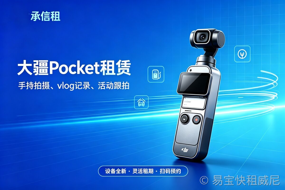 大疆Pocket3/Pocket4/Pocket4 Pro租赁横向对比测评与选款指南